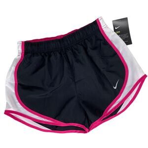 Nike Tempo Running Shorts Black Pink Athletic 831558-020 Womens XS New